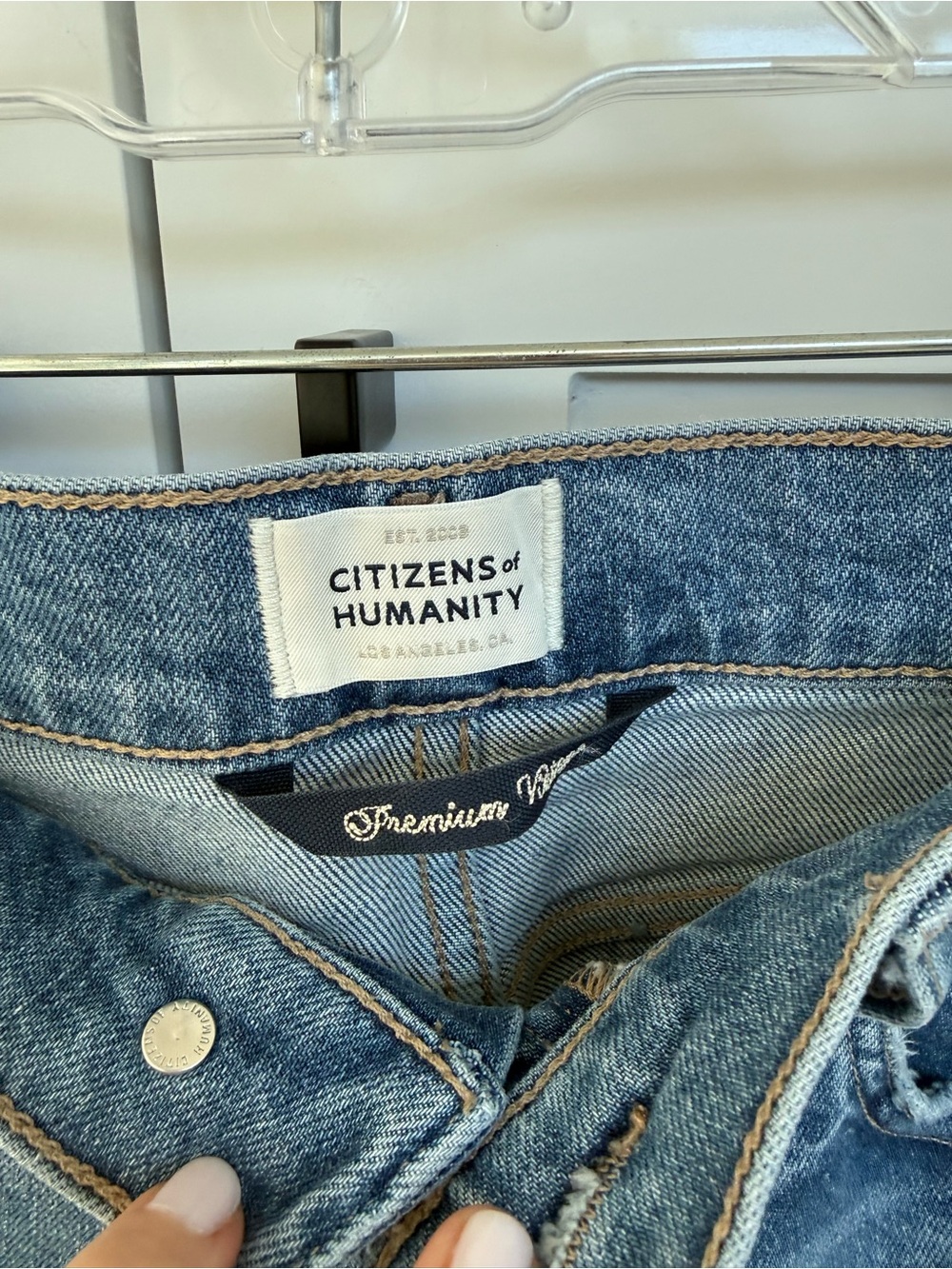 Citizens of Humanity Isola Jeans - Light Blue. Mid rise boot cut